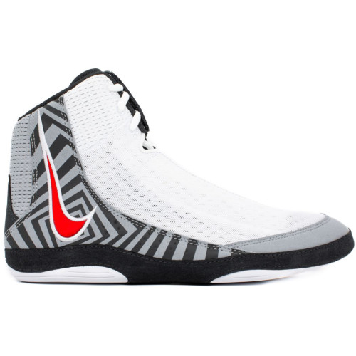 Wrestling Shoes Nike Inflict 4 WHITE/UNIVERSITY RED-WOLF GREY